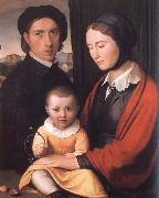 Friedrich overbeck The Artist with his Family Spain oil painting artist